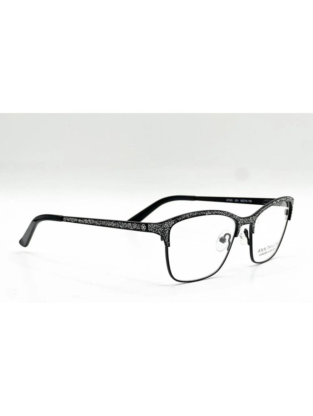 Ann Taylor At002 C01 Matte Black Authentic Eyeglasses 52-16-135